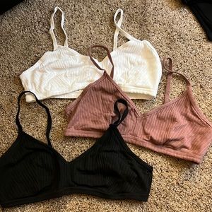 3 set bralettes